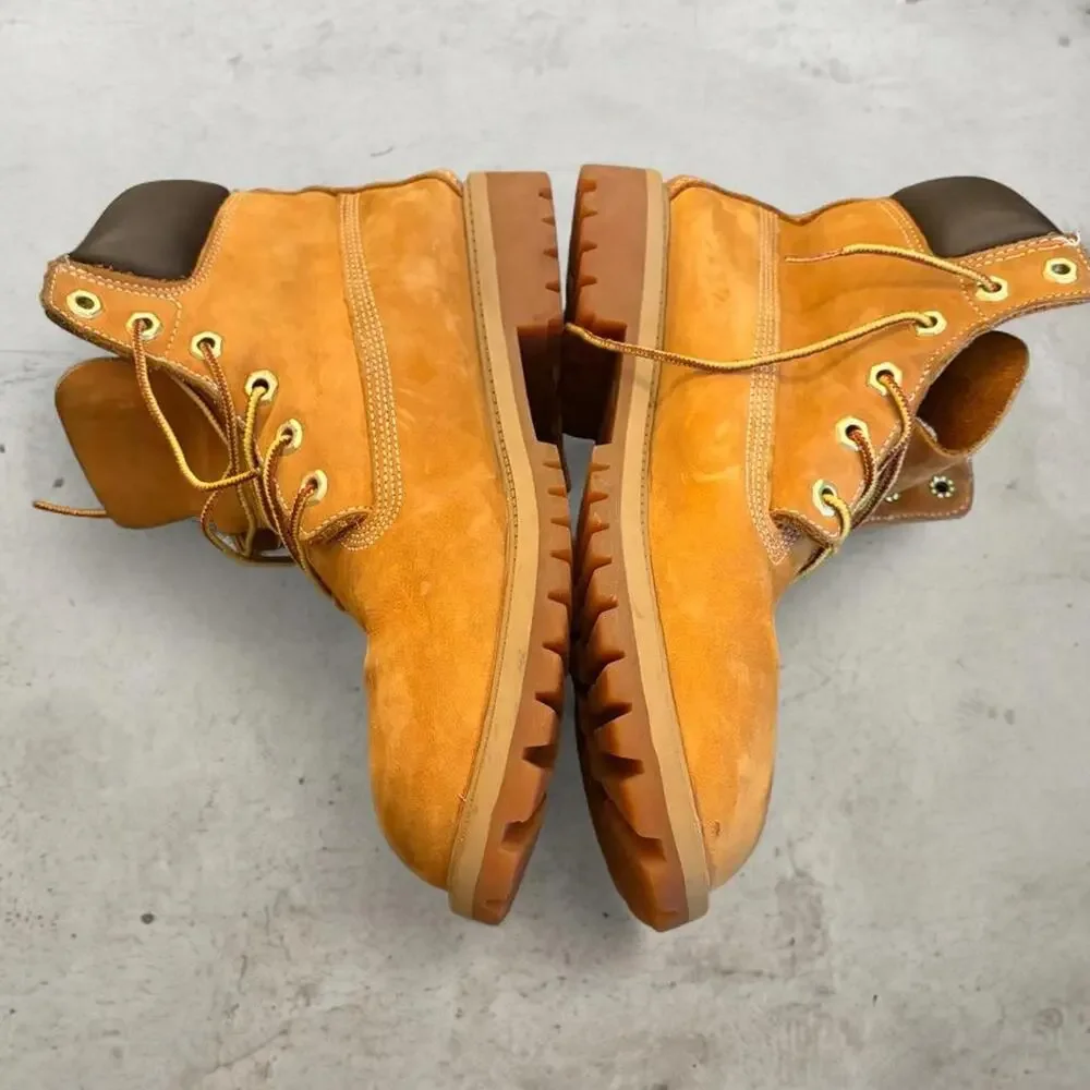 Timberland 6 In. Premium Waterproof Boots Wheat Mens 7 10061